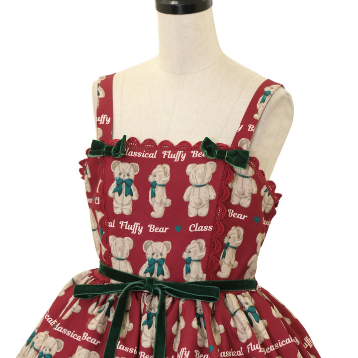 USED】【axes femme kawaii/Mサイズ】フラッフィベアジャンスカ
