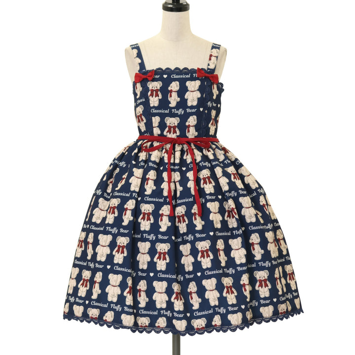 USED】【axes femme kawaii/Mサイズ】フラッフィベアジャンスカ
