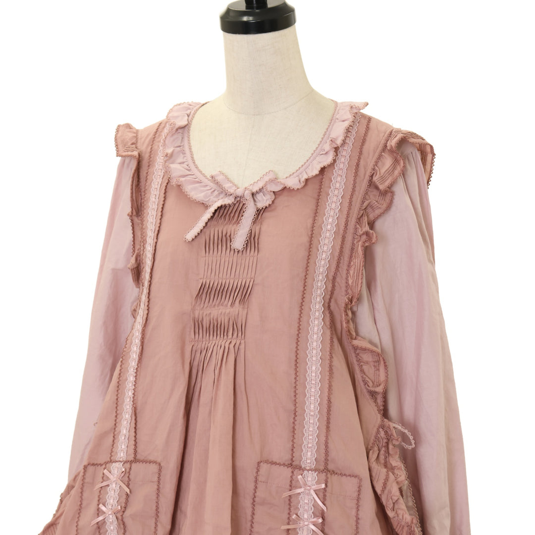 USED】タブリエ付きワンピース | PINK HOUSE Wunderwelt Online Shop