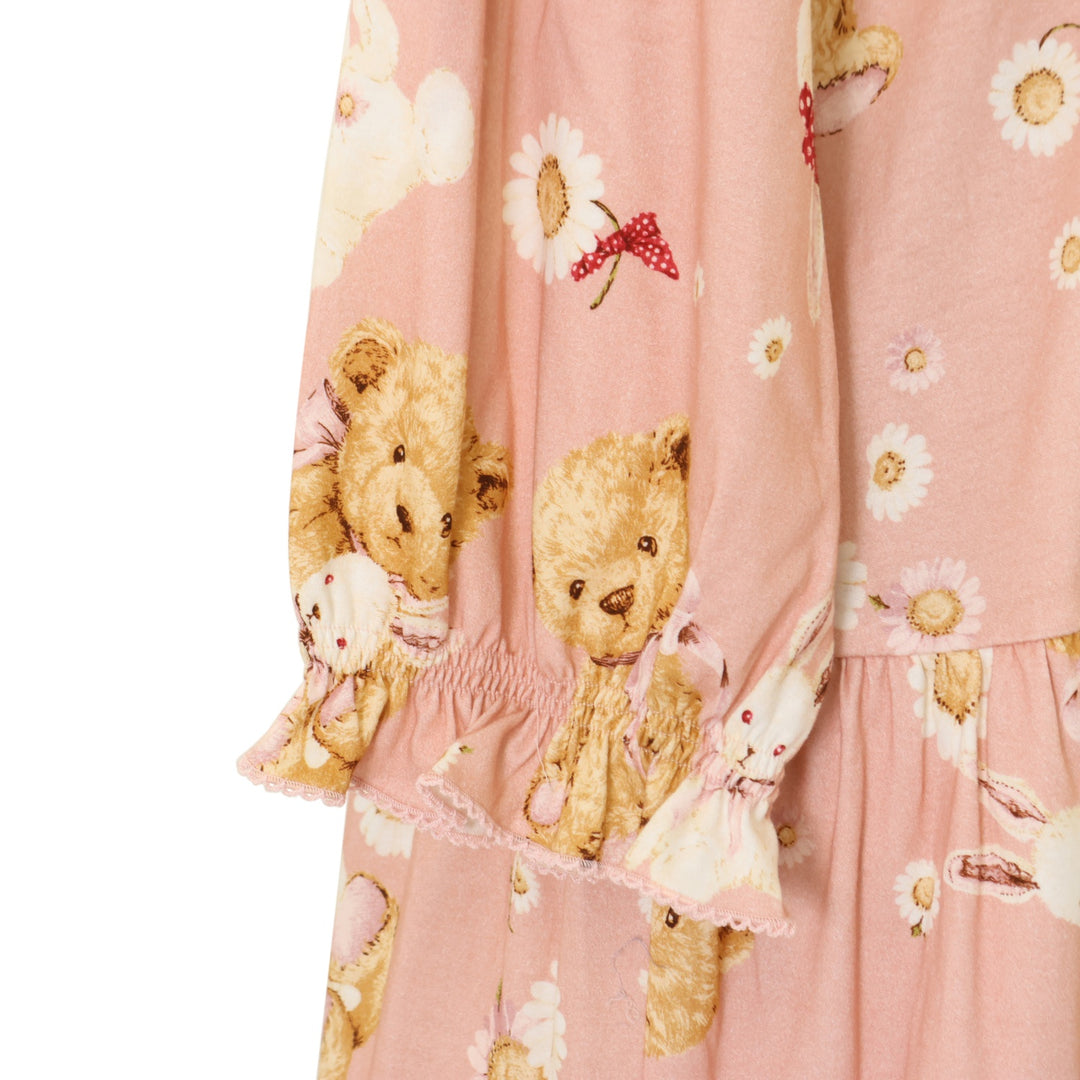 USED】【PINK HOUSE LIFE STYLE】総柄プリントカットソーワンピース 