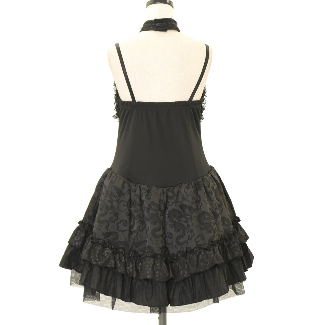 ア*リ様 Qutie Frash ワンピース ドレス ゴスロリ USED USED】ホルターワンピース | Qutie Frash | ロリータ ゴスロリブランド