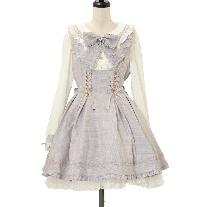 USED】ハート衿プリーツフリルワンピース | LIZ LISA | ロリータ