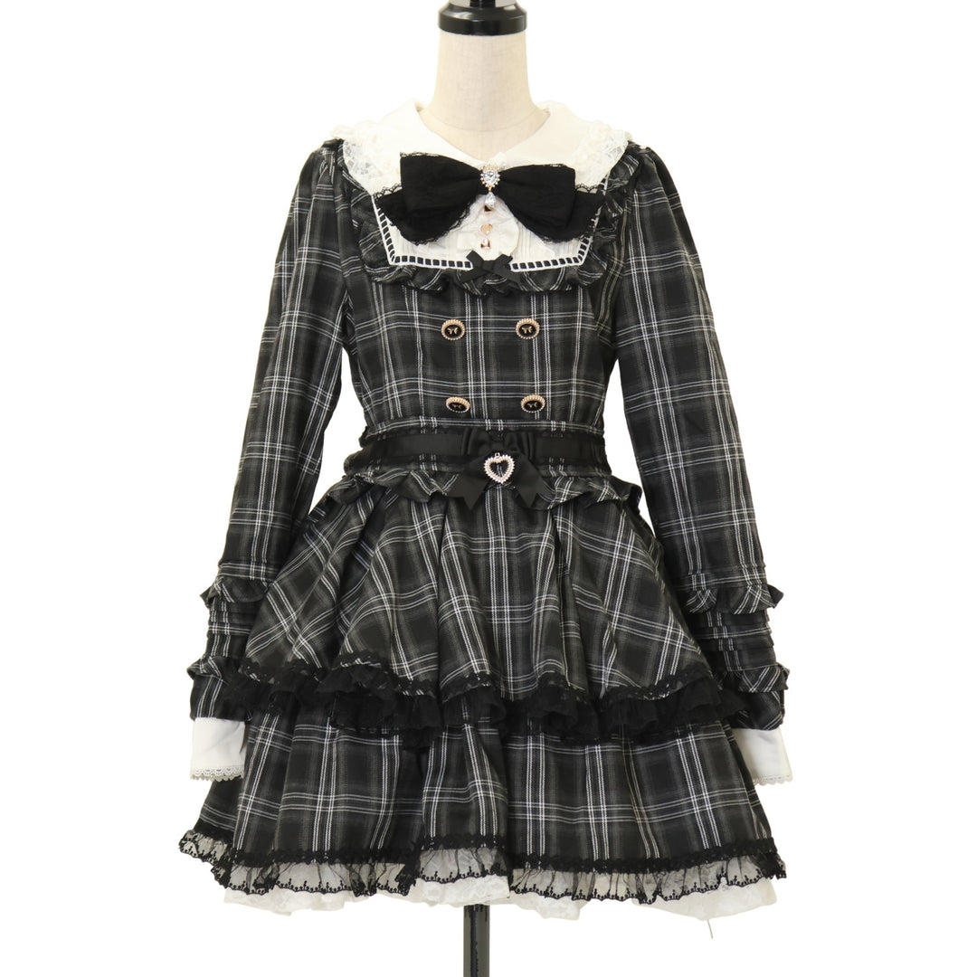 00s旧タグLIZ LISA チェックティアードワンピース＋axes femme 00s旧