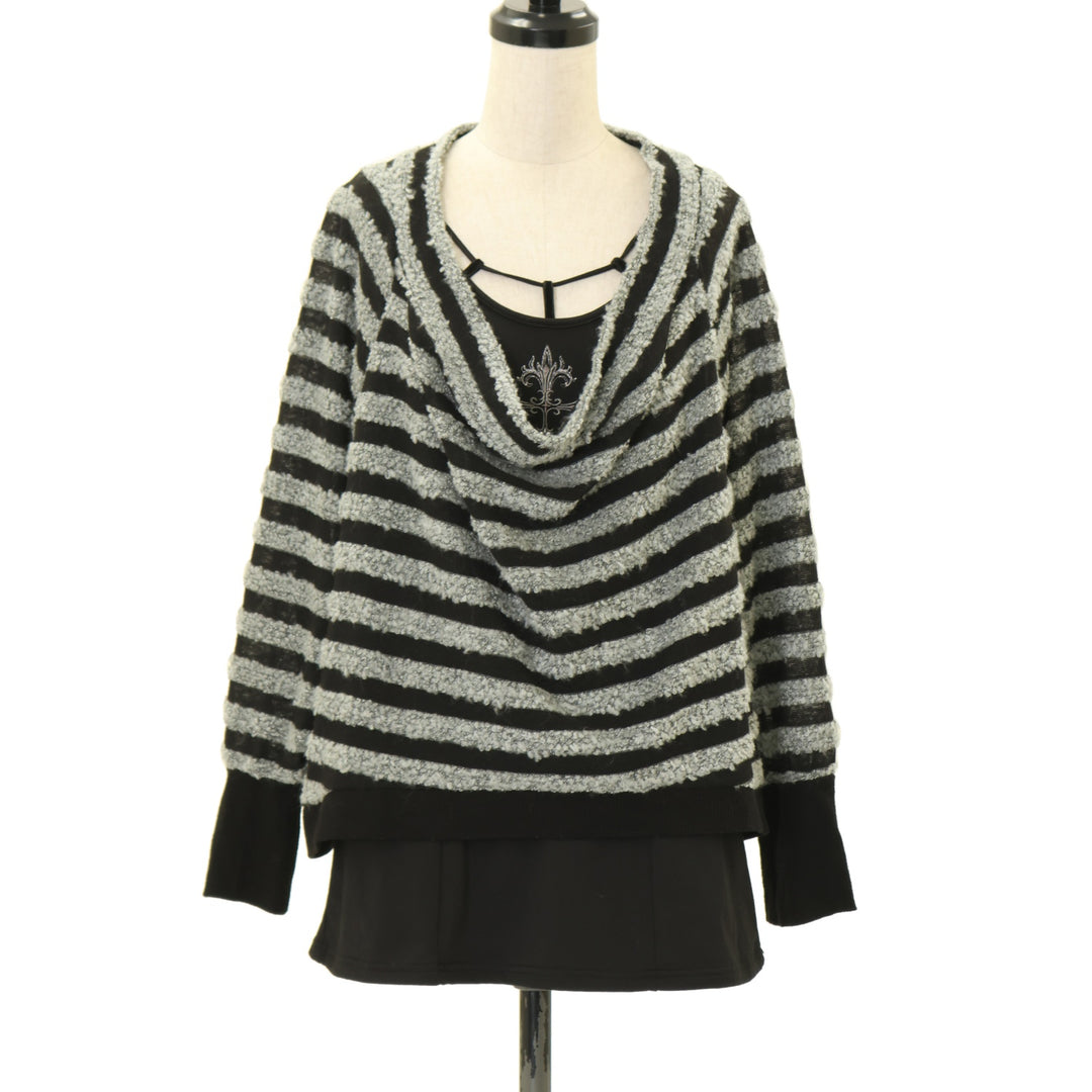 USED】croce ボーダー重ね着トップス | Ozz On Wunderwelt Online Shop