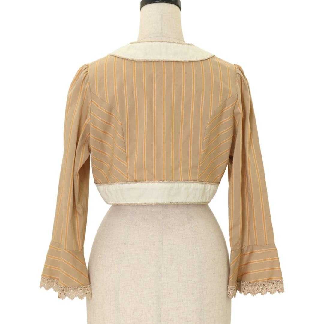 USED】サマーストライプジャケット | Victorian Maiden | ロリータ USED】サマーストライプジャケット | Victorian Maiden | ロリータ