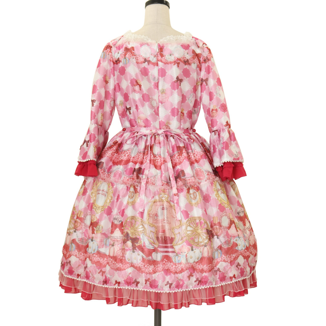 USED】Princess Cosmetics Dreamy Palette柄ワンピース（ローズ