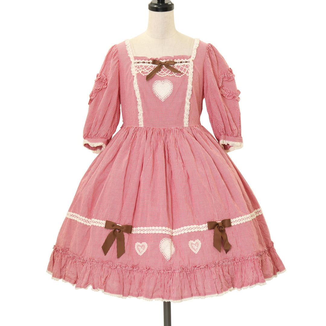 USED】Petit Gingham Heartワンピース | Angelic Pretty | ロリータ