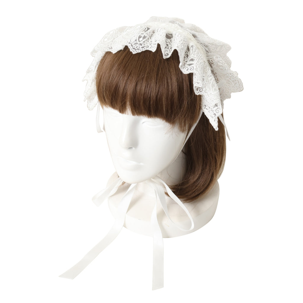 モワティエ コフィンレースヘッドドレス 送料込 美品 USED】コフィンレースヘッドドレス | Moi-même-Moitié | ロリータ