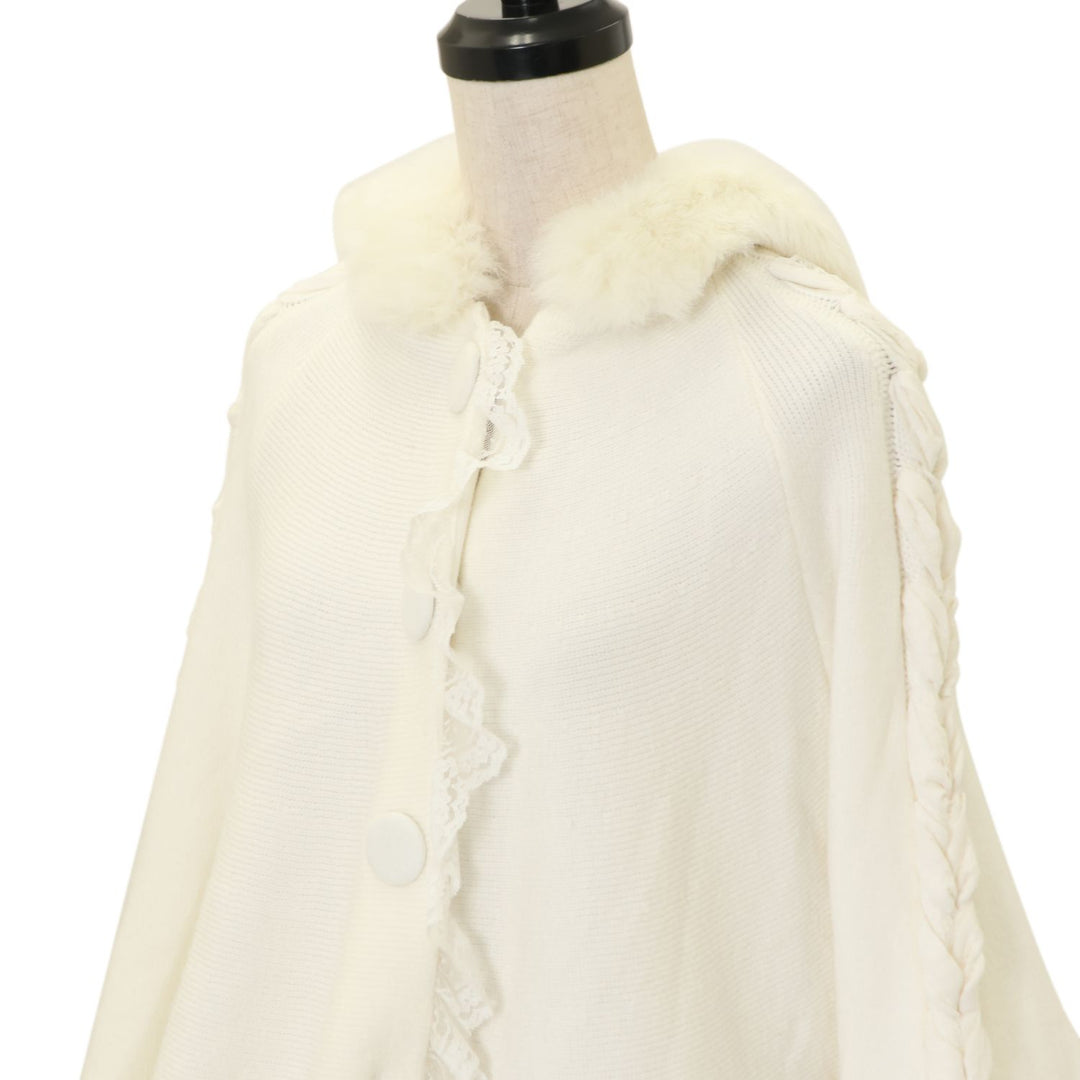 USED】【mellfy memory】ホイップcreamニットポンチョ | その他