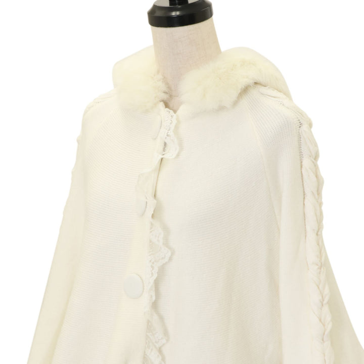 USED】【mellfy memory】ホイップcreamニットポンチョ | その他