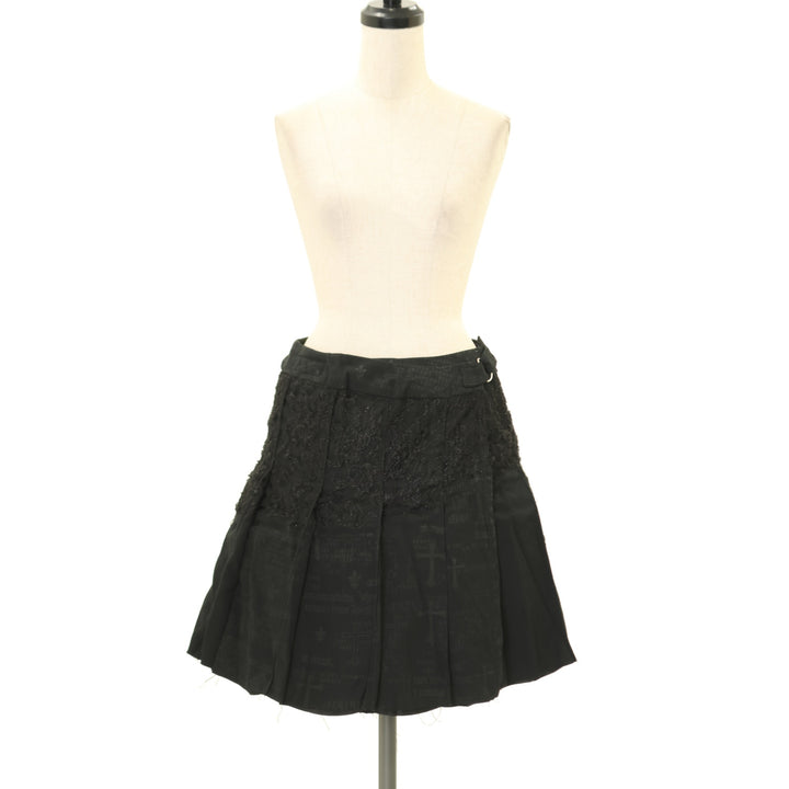 USED】レース重ねプリーツラップスカート | h.NAOTO | ロリータ