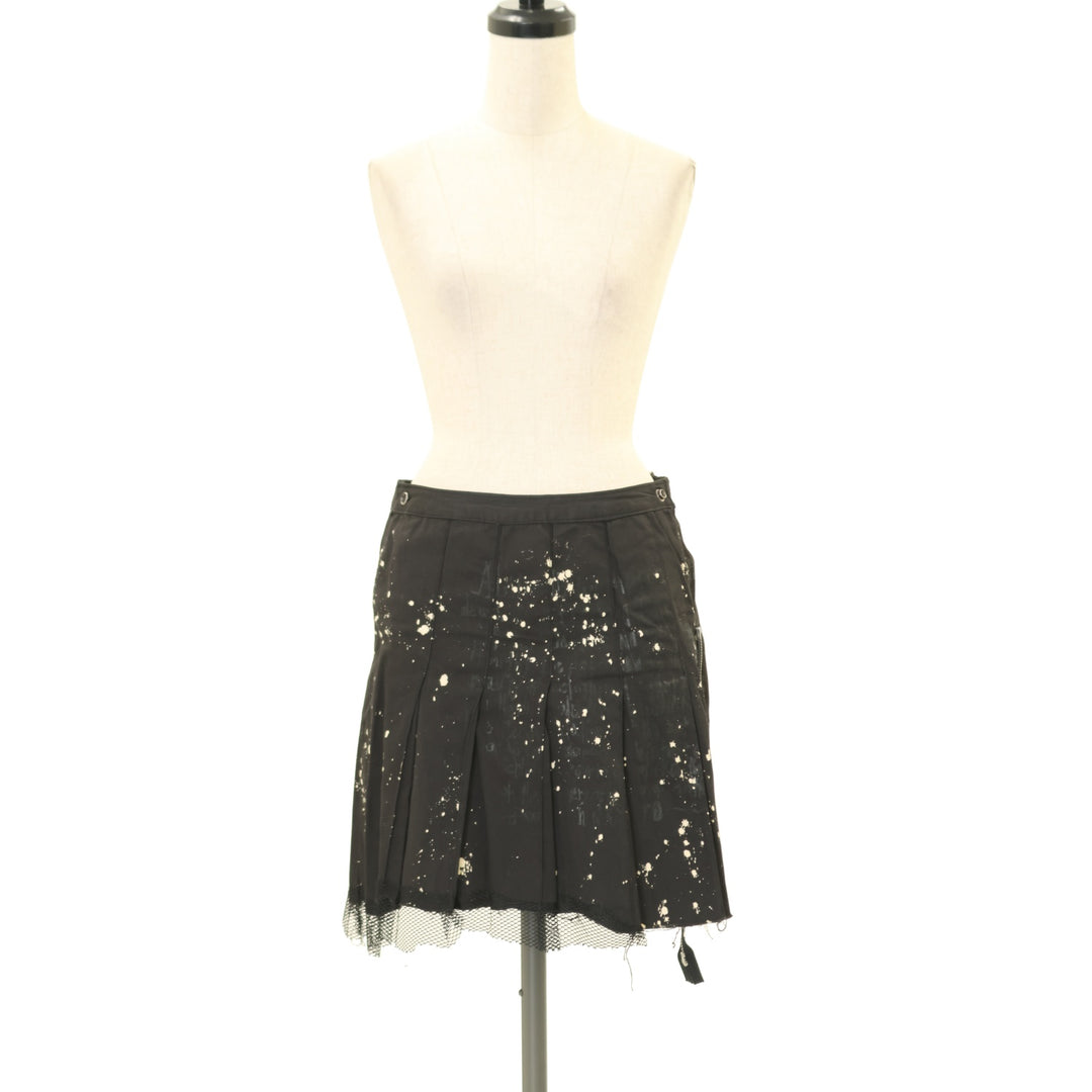 USED】ANARCHY ペイントプリーツスカート | h.NAOTO | ロリータ