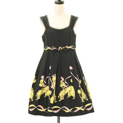 USED】【Mサイズ】薔薇と十字架のレースジャンパースカート | Innocent