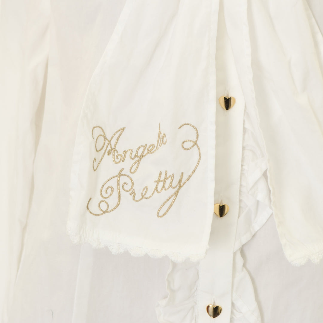 USED】ロゴ刺繍ボウタイブラウス | Angelic Pretty | ロリータ