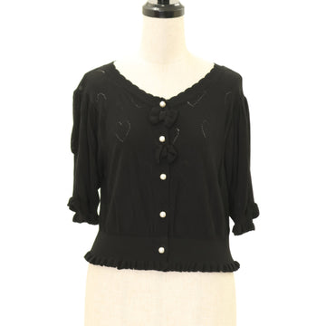 USED】Blood クラッシュニットケープカーディガン | h.NAOTO