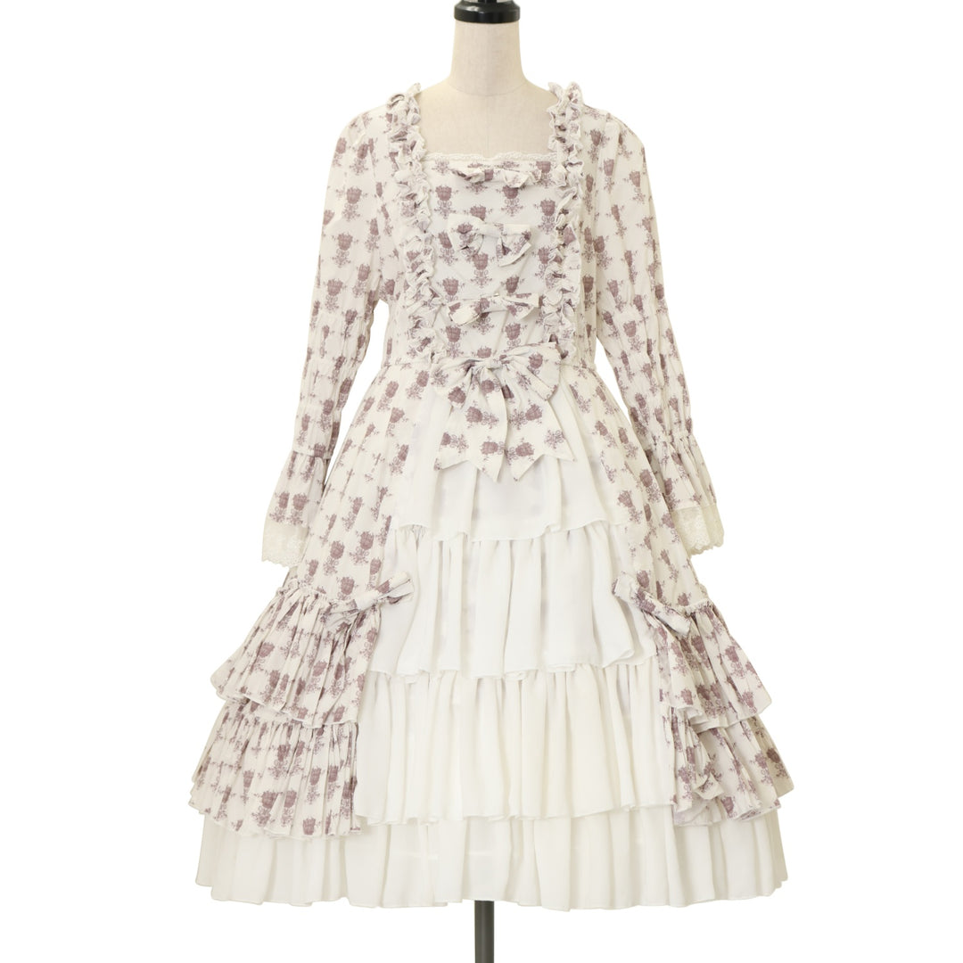 USED】【サイズ2】Rosy Bouquet Dress | ATELIER-PIERROT Wunderwelt