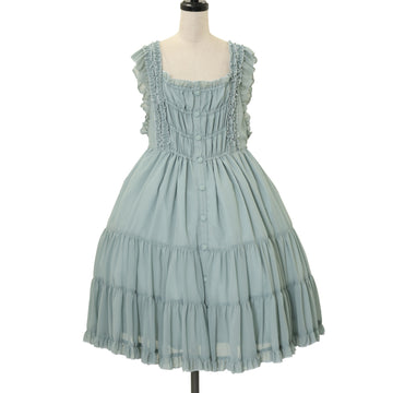 USED】花鳥風月～乙女のはなごろも～プリーツジャンパースカート（格子