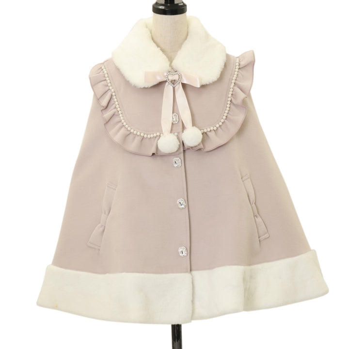 USED】【Mサイズ】リボンポケットケープコート | Ank Rouge Wunderwelt