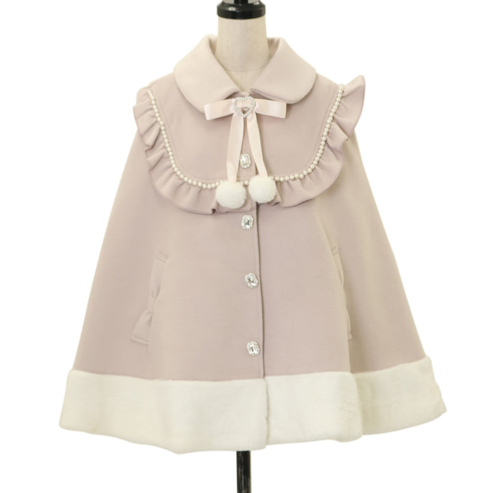 ankrouge アンクルージュ リボンポケットケープコート リボンポケットケープコート - Ank Rouge(アンクルージュ)のコート