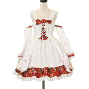 USED】FRILL ケープ付きうさぎ刺繍コート | h.NAOTO | ロリータ