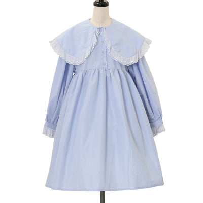 USED】【Mサイズ】木漏れ日の中の鈴蘭ワンピース（ダークグリーン