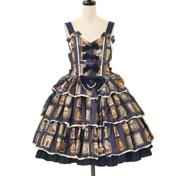 USED】【Mサイズ】薔薇と十字架のレースジャンパースカート | Innocent