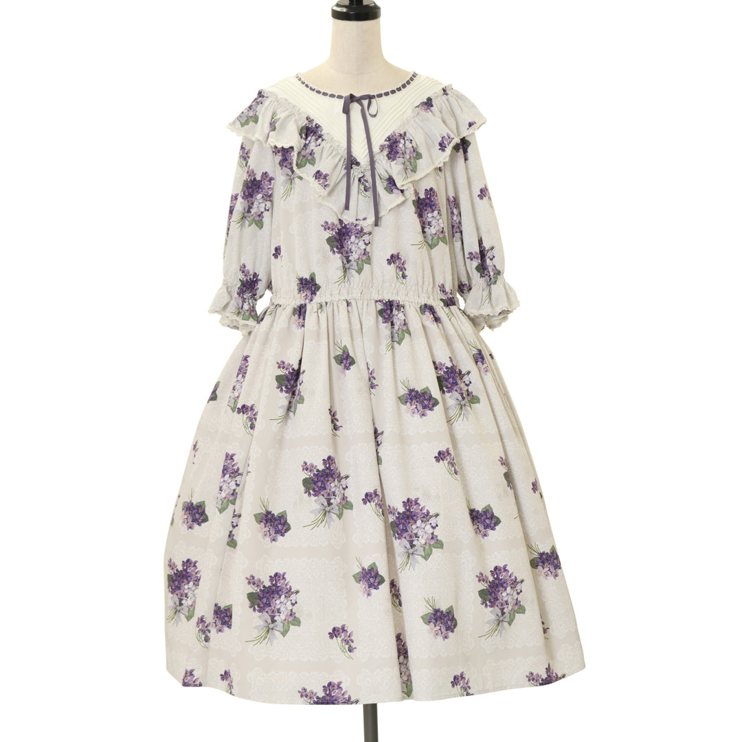 USED】【Plusサイズ】深澤翠 × Melody BasKet Violet laceヨーク切替 