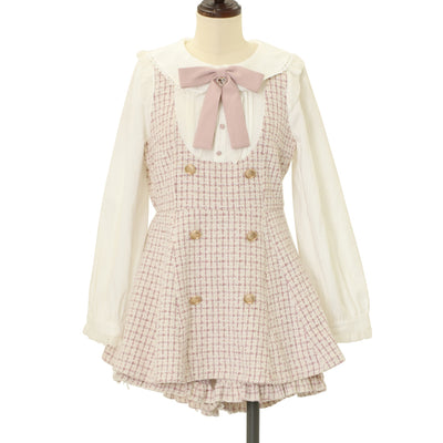 USED】【PINK HOUSE×misako aoki】strawberry choco bearプリント