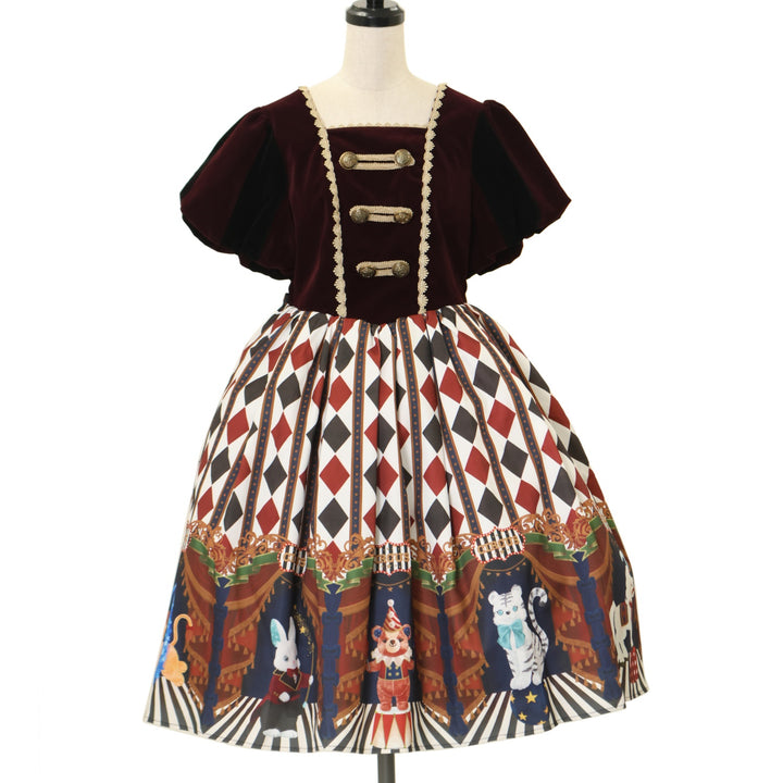 USED】【axes femme kawaii/Mサイズ】ドールズサーカスワンピース