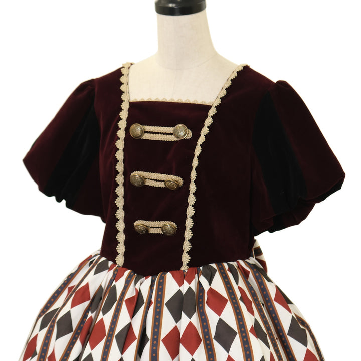USED】【axes femme kawaii/Mサイズ】ドールズサーカスワンピース