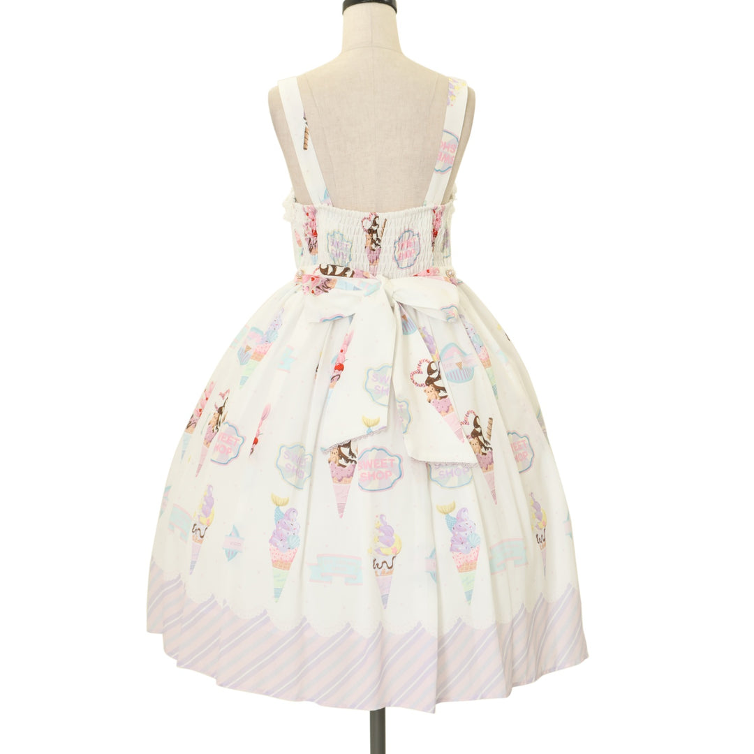 usa様おまとめ USED】【axes femme kawaii/Mサイズ】アイス柄ジャンパースカート