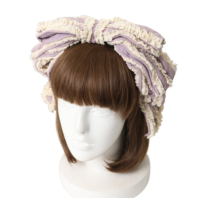 USED】スピンドールハーフボンネット（エンジ×エンジレース） | BABY