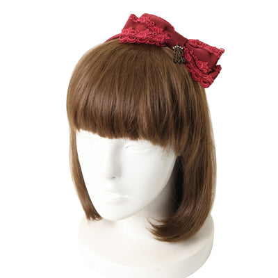 【新品未使用】別珍ブリンセスドロップヘッドドレス 紺色 ☆A/P原宿店限定☆】LAFORET Long Bazar限定「別珍ベビードール