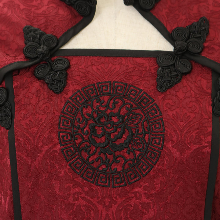 USED】【axes femme kawaii/Mサイズ】牡丹刺繍チャイナワンピース