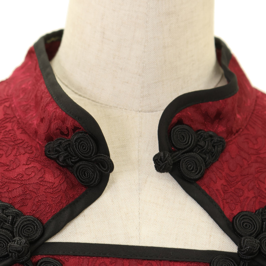 USED】【axes femme kawaii/Mサイズ】牡丹刺繍チャイナワンピース