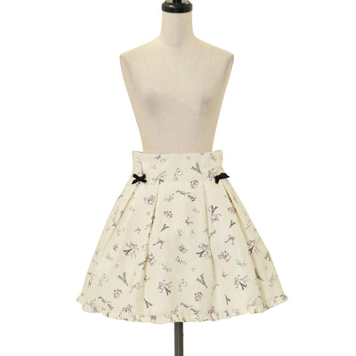 USED】ゴブランブーケティアードスカート（ミディアム