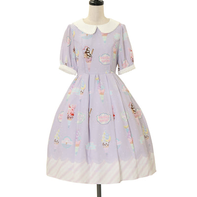 リ*ス様 Angelic Pretty Sweet Cream House エプ Sweet Cream House Salopette by Angelic Pretty