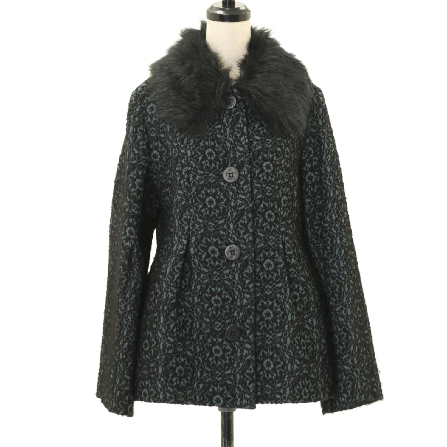 MIHO MATSUDA　コート USED】【Mサイズ】ジャガードフレアスリーブコート | MIHO MATSUDA