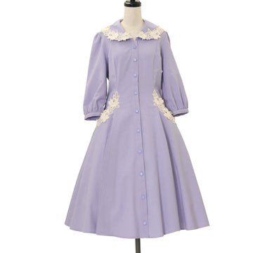 USED】【Lサイズ】セシルワンピース（グレイッシュバイオレット