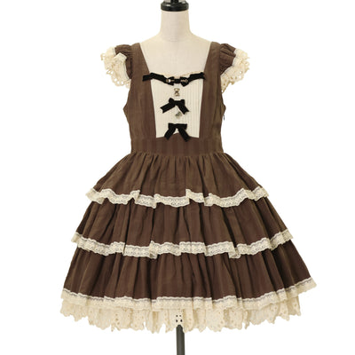 USED】【Mサイズ】小鳥恋歌 ワンピース（コーヒー） | 星箱Works