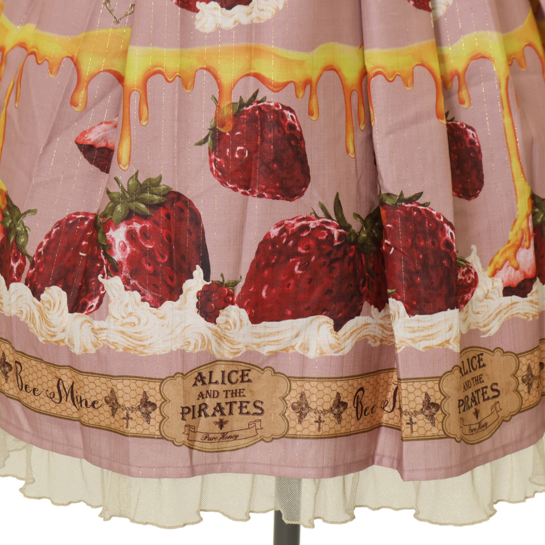 USED】Honey Bee Berry柄ジャンパースカートⅡ | ALICE and the