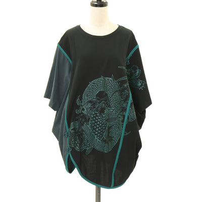 USED】STEAM ダマスクプリントチョーカー風カットソー | h.NAOTO