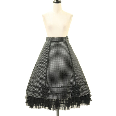 USED】なかよしくみゃちゃんの BABY Anniversary柄 リリアンスカート