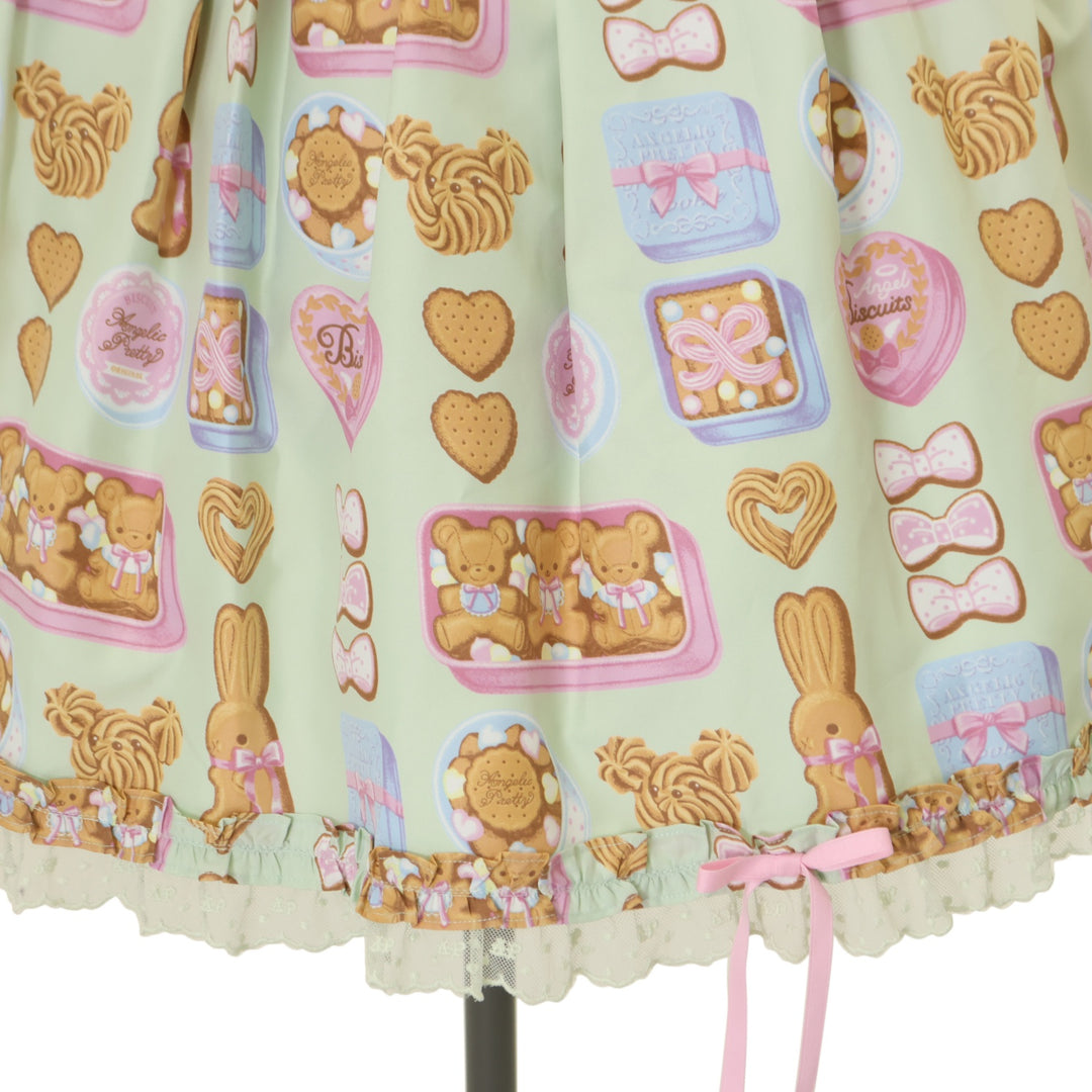 【最終値下げ】Sweet Cookie Boxジャンパースカート USED】Sweet Cookie Boxジャンパースカート | Angelic Pretty
