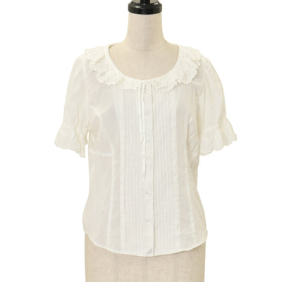 USED】レースシャーリング姫袖ブラウス | ATELIER-PIERROT | ロリータ