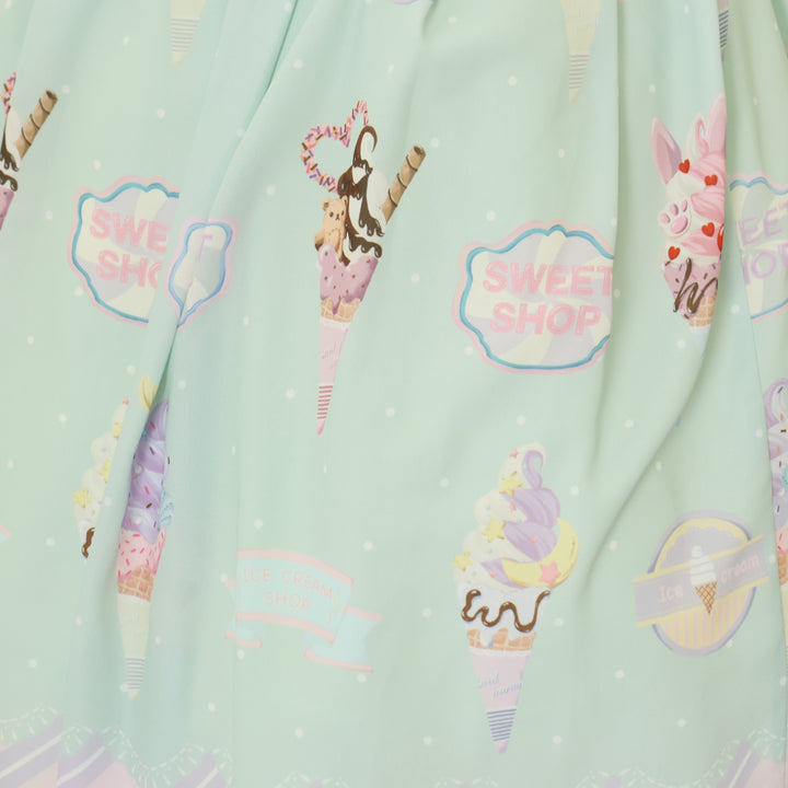 USED】【axes femme kawaii/Mサイズ】アイス柄半袖ワンピース