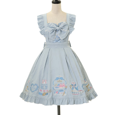 USED】なかよしくみゃちゃんのTrick or Treat柄 ジュディジャンパー