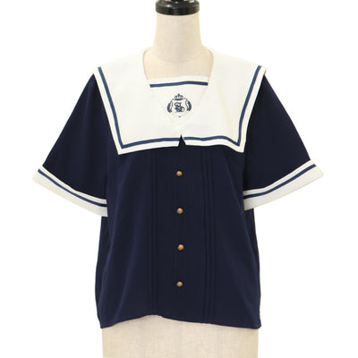 USED】エリザベスブラウス（オフ白×黒） | BABY, THE STARS SHINE