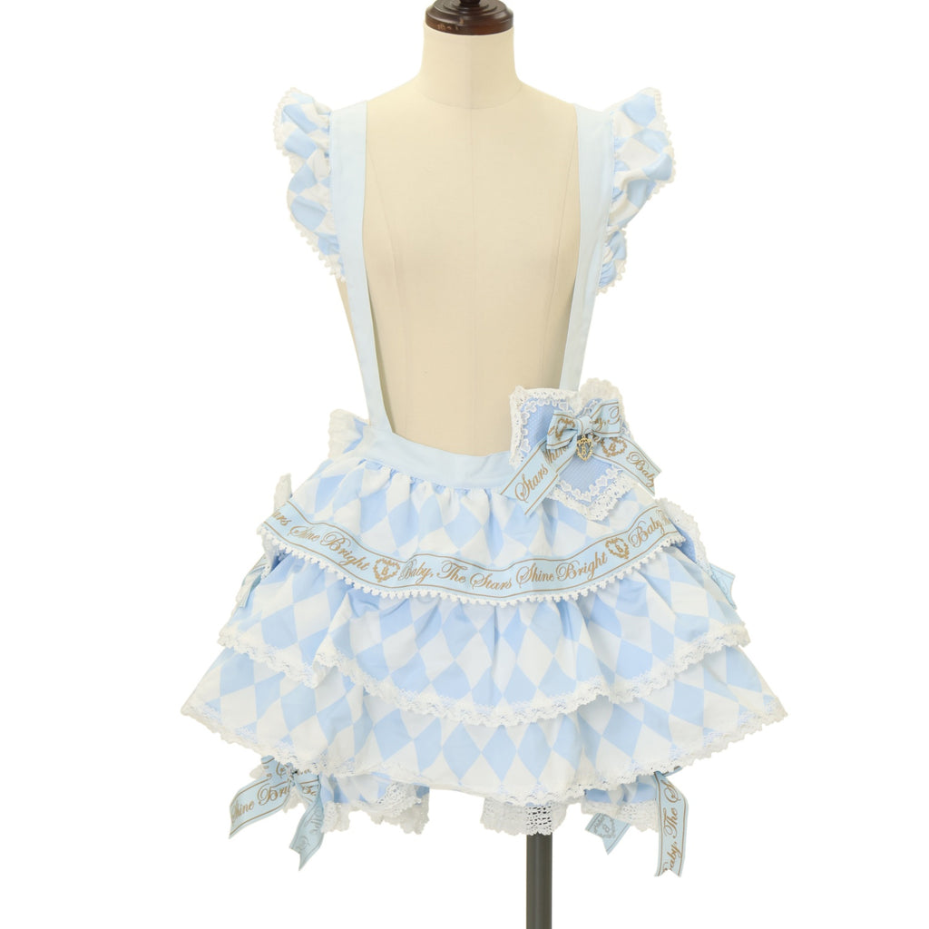 店舗 数 世界 BABY Alice in Sweet Labyrinthフリルパンツ サックス
