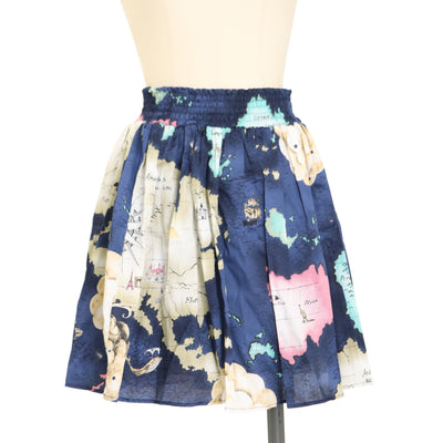 USED】FRILL お花モチーフボリュームパニエスカート | h.NAOTO